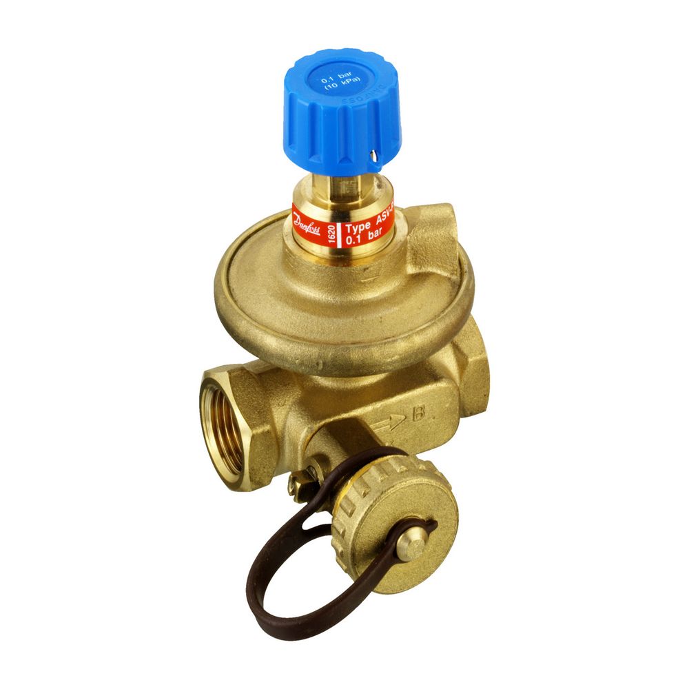Danfoss Strangdifferenzdruckregler ASV-P, DN 15, Rp 1/2", Sollwert 0,1 bar... DANFOSS-003L7621 5702421527818 (Abb. 7)