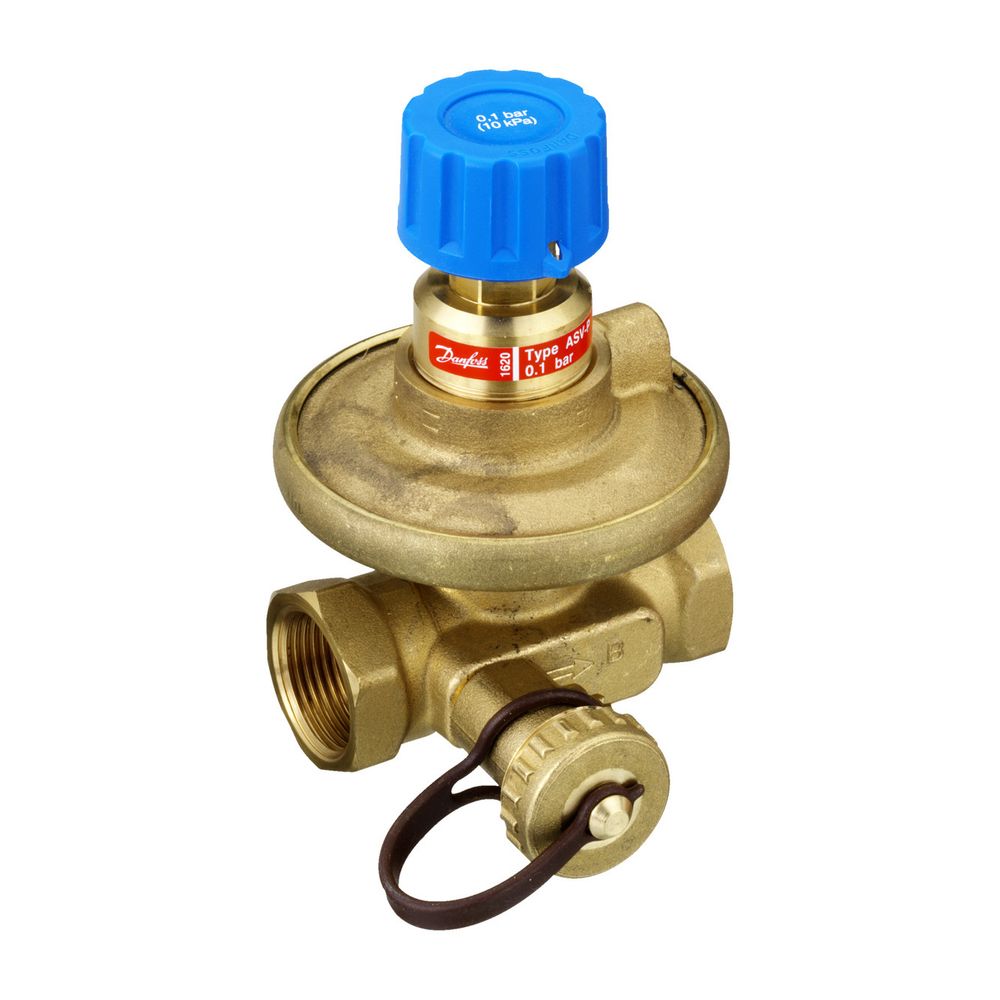 Danfoss Strangdifferenzdruckregler ASV-P, DN 20, Rp 3/4", Sollwert 0,1 bar... DANFOSS-003L7622 5702421527825 (Abb. 6)