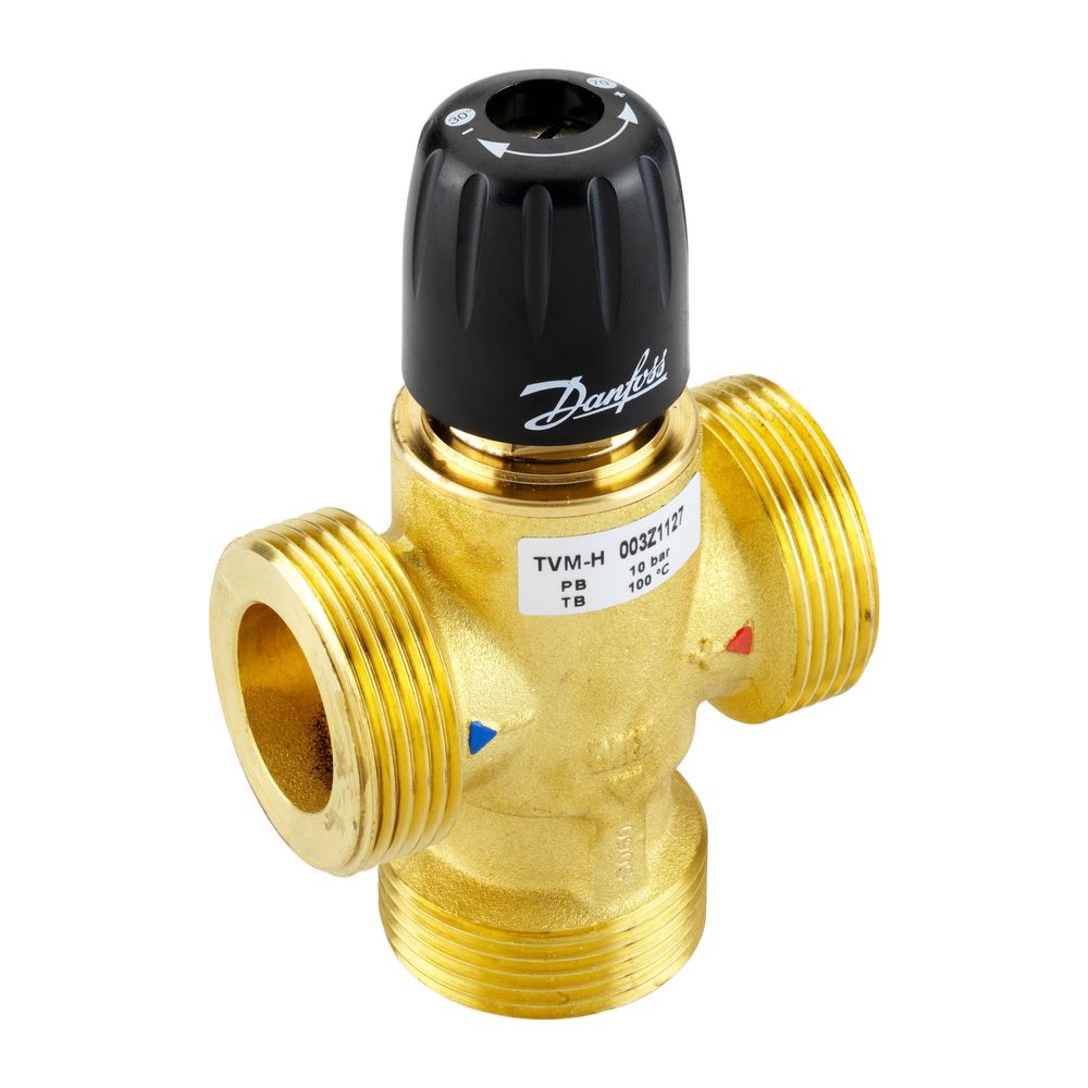 Danfoss Mischventil TVM-H 25, DN 25, PN 10, Kvs 3,0m3/h, G 1 1/4" AG, 30-70 Grad C... DANFOSS-003Z1127 5702421524756 (Abb. 2)