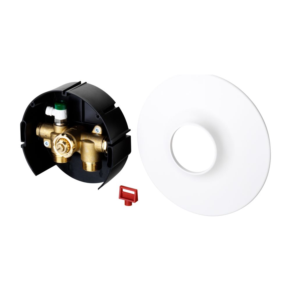 Danfoss Wandeinbaukasten für Fussbodenheizung Abdeckung rund, G 3/4" A, 003L1015... DANFOSS-003L1015 5702420047638 (Abb. 3)
