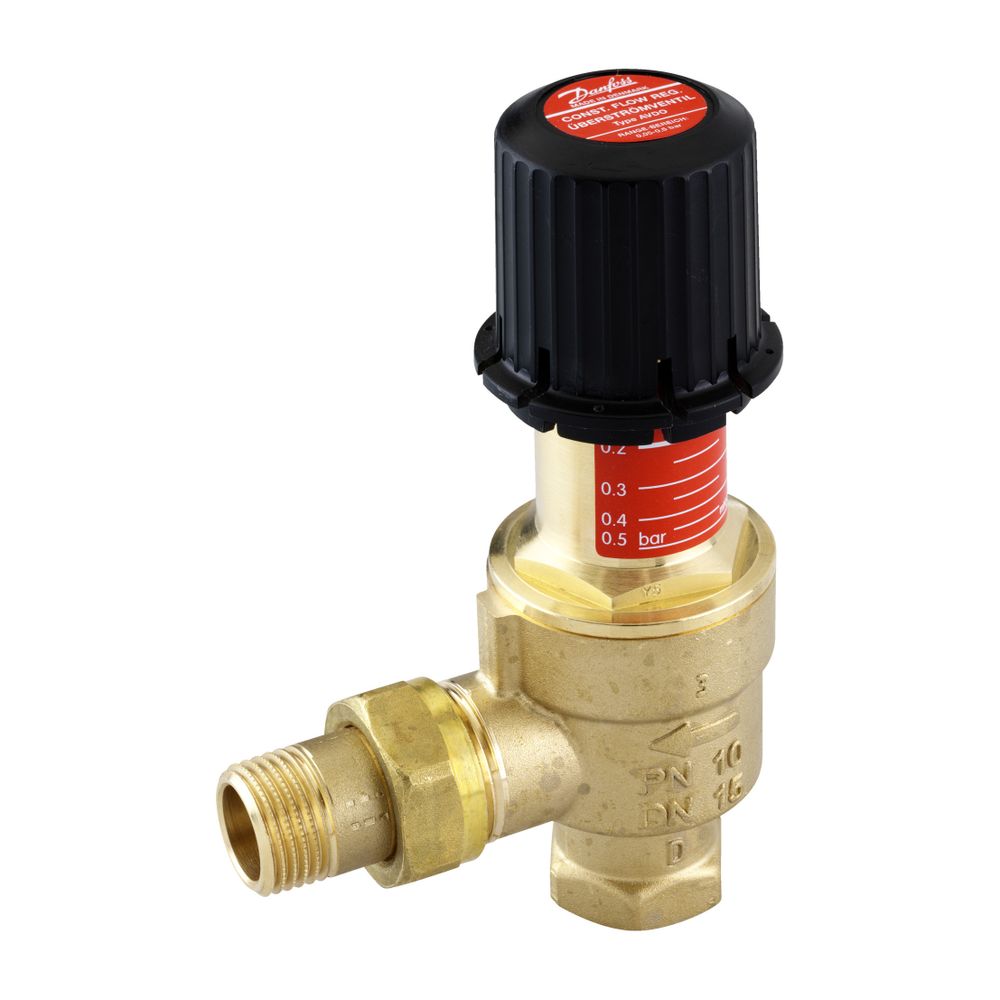 Danfoss Überströmventil AVDO, DN 15, Rp 1/2", Eckausführung, mit Innen-Muffengewinde ... DANFOSS-003L6003 5702420017082 (Abb. 5)