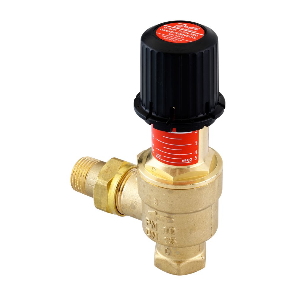 Danfoss Überströmventil AVDO, DN 15, Rp 1/2", Eckausführung, mit Innen-Muffengewinde ... DANFOSS-003L6003 5702420017082 (Abb. 3)