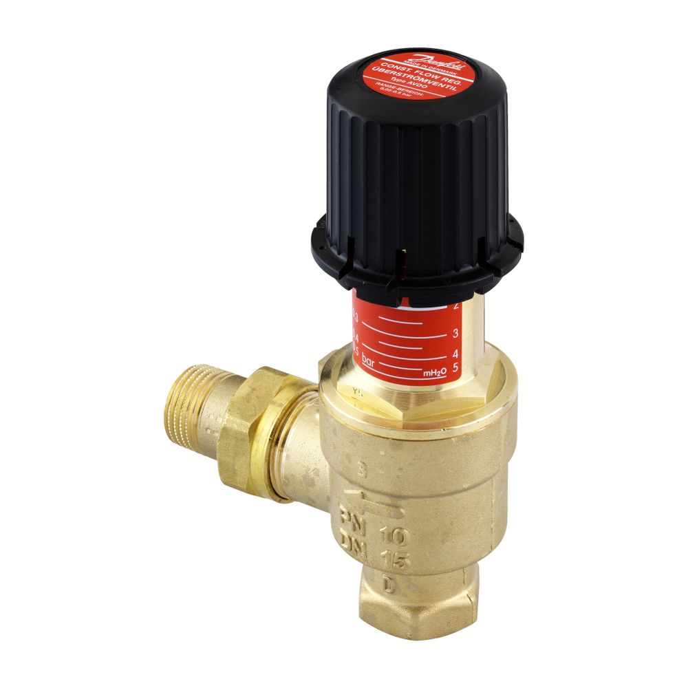 Danfoss Überströmventil AVDO, DN 15, Rp 1/2", Eckausführung, mit Innen-Muffengewinde ... DANFOSS-003L6003 5702420017082 (Abb. 6)