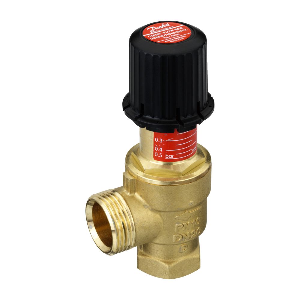 Danfoss Überströmventil AVDO, DN 20, Rp 3/4", Eckausführung, mit Innen-Muffengewinde ... DANFOSS-003L6008 5702420017129 (Abb. 6)