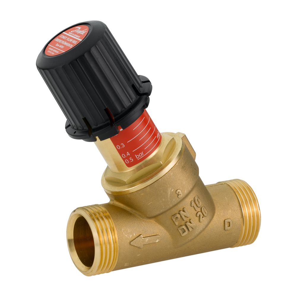 Danfoss Überströmventil AVDO, DN 20, G 1" AG, Durchgangsausführung, mit AG für Klemmr... DANFOSS-003L6025 5702420017990 (Abb. 2)