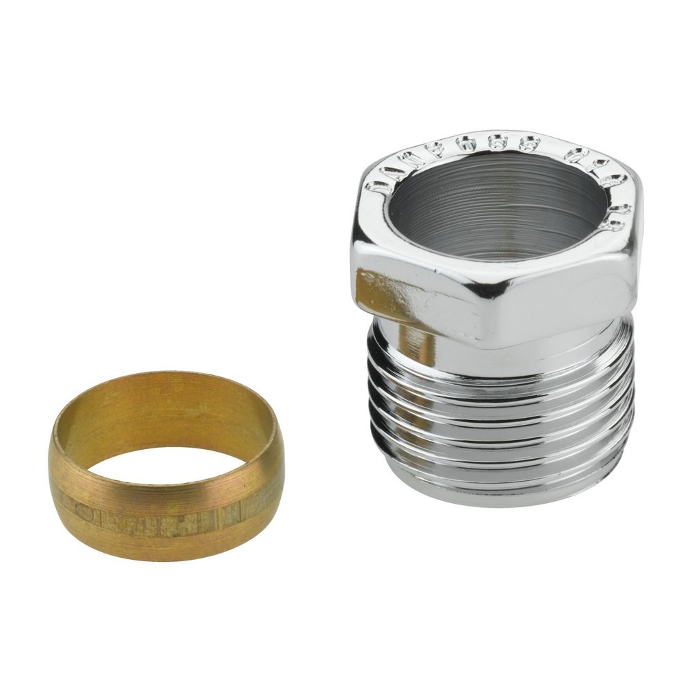 Danfoss Klemmverbinder, R 1/2" Außengewinde auf 16mm, für Stahl- und Kupferrohre, ver... DANFOSS-013G4196 5702420071473 (Abb. 2)