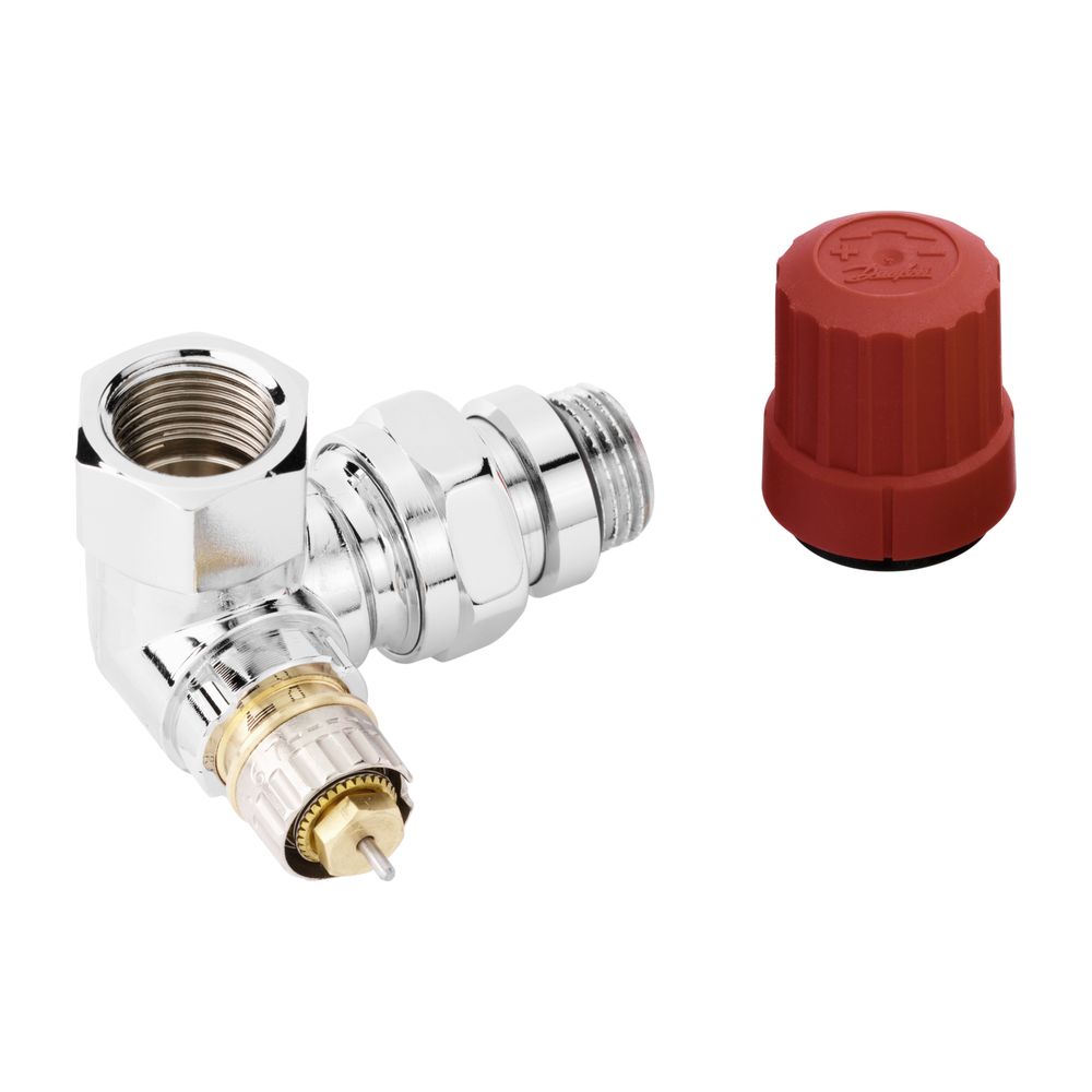 Danfoss Ventilgehäuse RA-NCX, DN 15, R 1/2", Winkelausführung rechts, verchromt, 013G... DANFOSS-013G4239 5702420072180 (Abb. 3)
