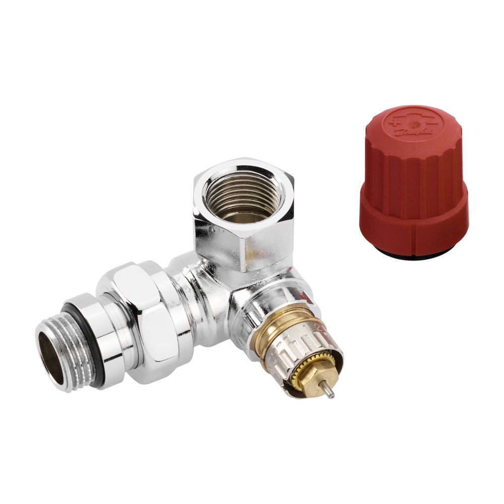 Danfoss Ventilgehäuse RA-NCX, DN 15, R 1/2", Winkelausführung links, verchromt, 013G4... DANFOSS-013G4240 5702420072173 (Abb. 3)