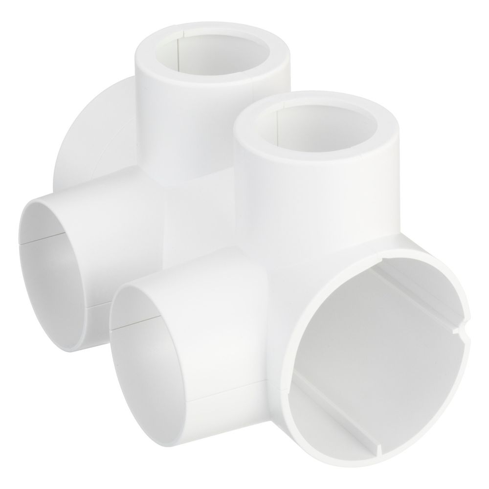 Danfoss Kunststoffverkleidung für VHS, Eckausführung, Rund, Kunststoff, RAL 9016, 013... DANFOSS-013G4755 5702420041070 (Abb. 6)