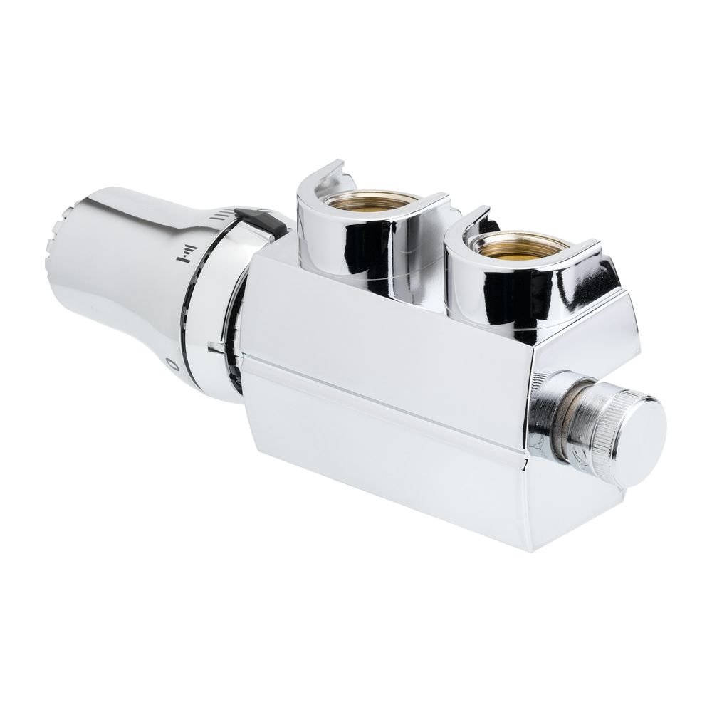 Danfoss Anschluss-Set VHS Ventilset RAS-D Eck, 50mm, Rp 1/2" x G 3/4", Matt vernickel... DANFOSS-013G4777 5702420046464 (Abb. 3)