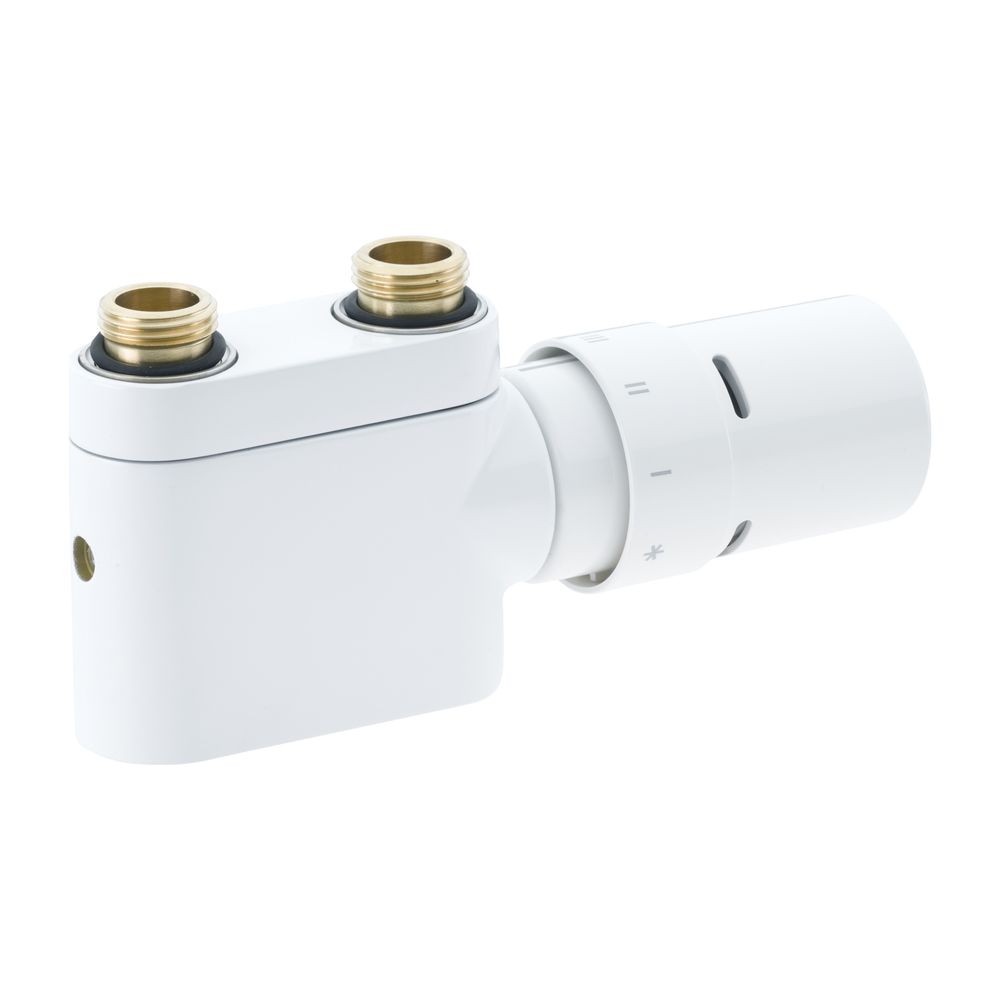 Danfoss Anschlussarmatur VHX Duo Set R 1/2", Durchgangsausführung, Verkehrsweiß, 013G... DANFOSS-013G4278 5702420072791 (Abb. 2)