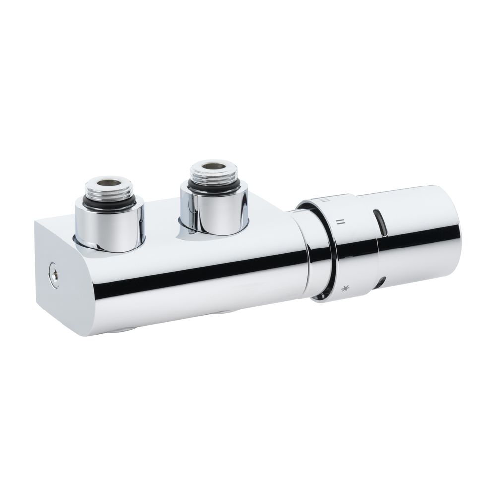Danfoss Anschlussarmatur VHX Duo Set R 1/2", Eckausführung, Chrom, 013G4279... DANFOSS-013G4279 5702420073200 (Abb. 2)
