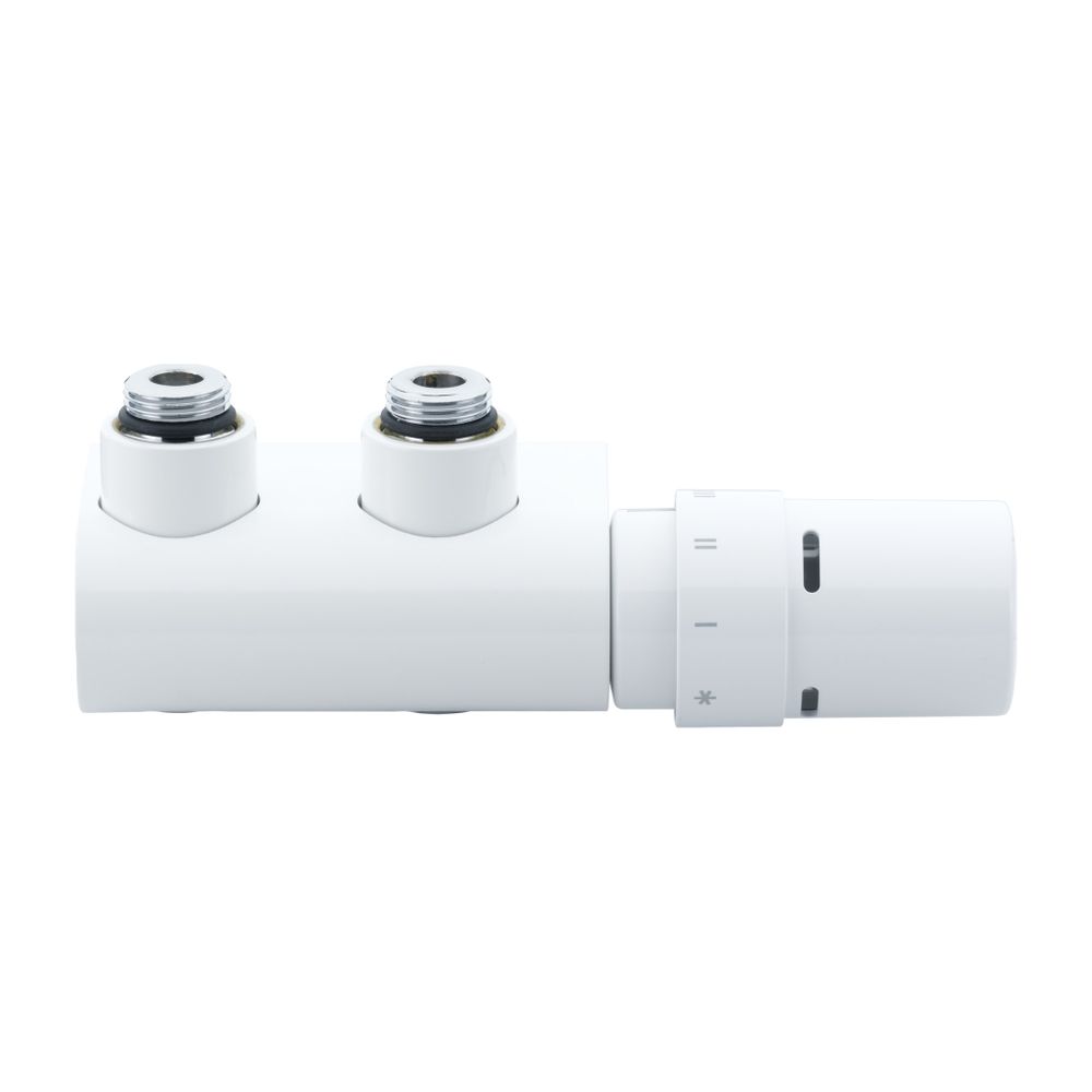Danfoss Anschlussarmatur VHX Duo Set R 1/2", Eckausführung, Verkehrsweiß, 013G4281... DANFOSS-013G4281 5702420073224 (Abb. 4)