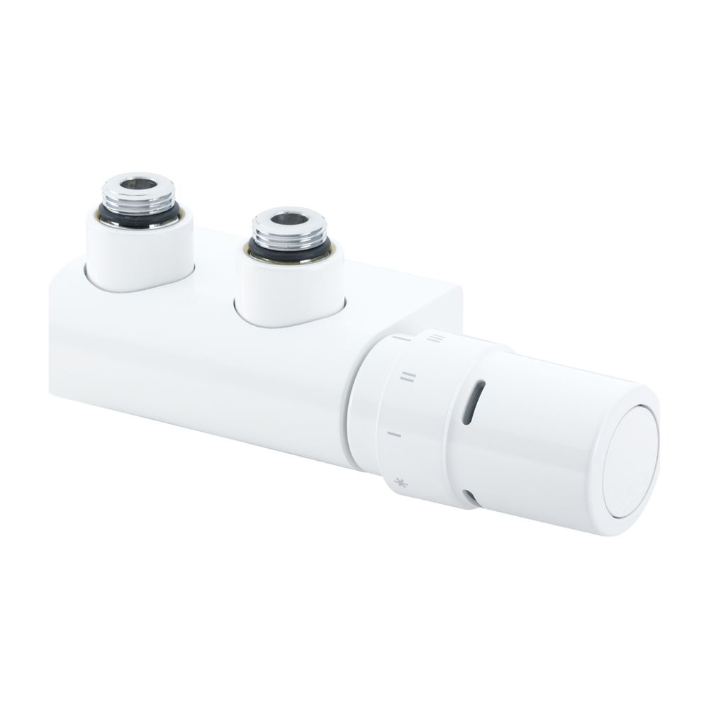 Danfoss Anschlussarmatur VHX Duo Set R 1/2", Eckausführung, Verkehrsweiß, 013G4281... DANFOSS-013G4281 5702420073224 (Abb. 3)