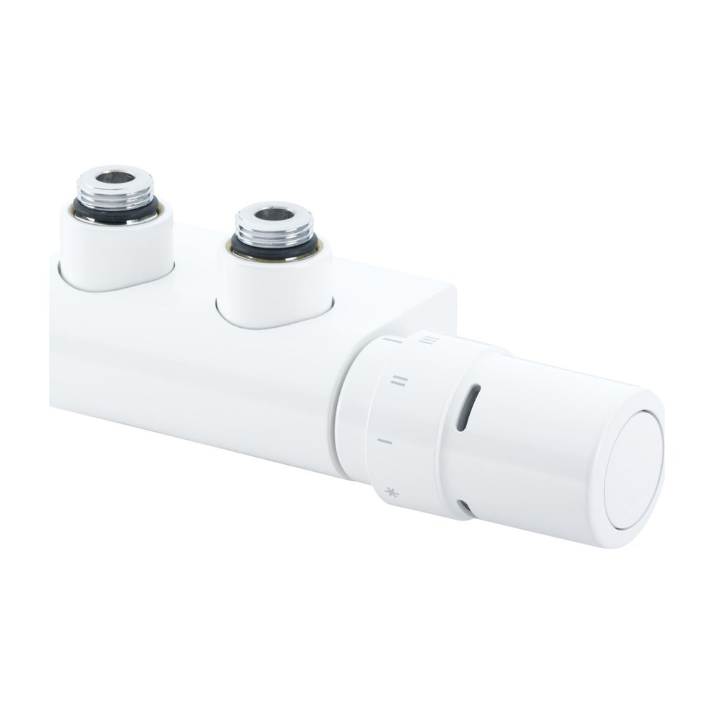 Danfoss Anschlussarmatur VHX Duo Set R 1/2", Eckausführung, Verkehrsweiß, 013G4281... DANFOSS-013G4281 5702420073224 (Abb. 6)