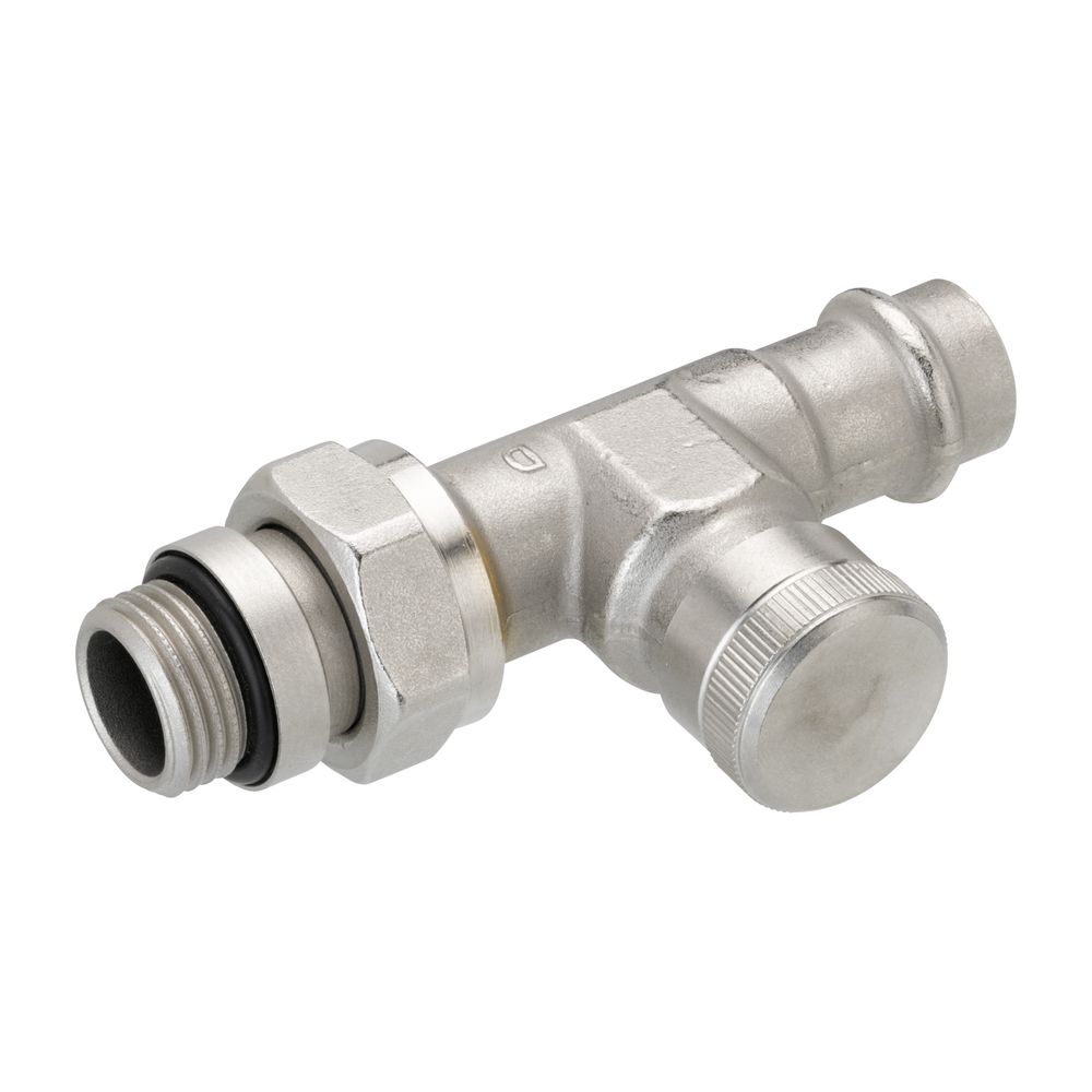 Danfoss Rücklaufverschraubung RLV 15, R 1/2", Pressfit, Durchgangsausführung, vernick... DANFOSS-003L1824 5702420091716 (Abb. 3)