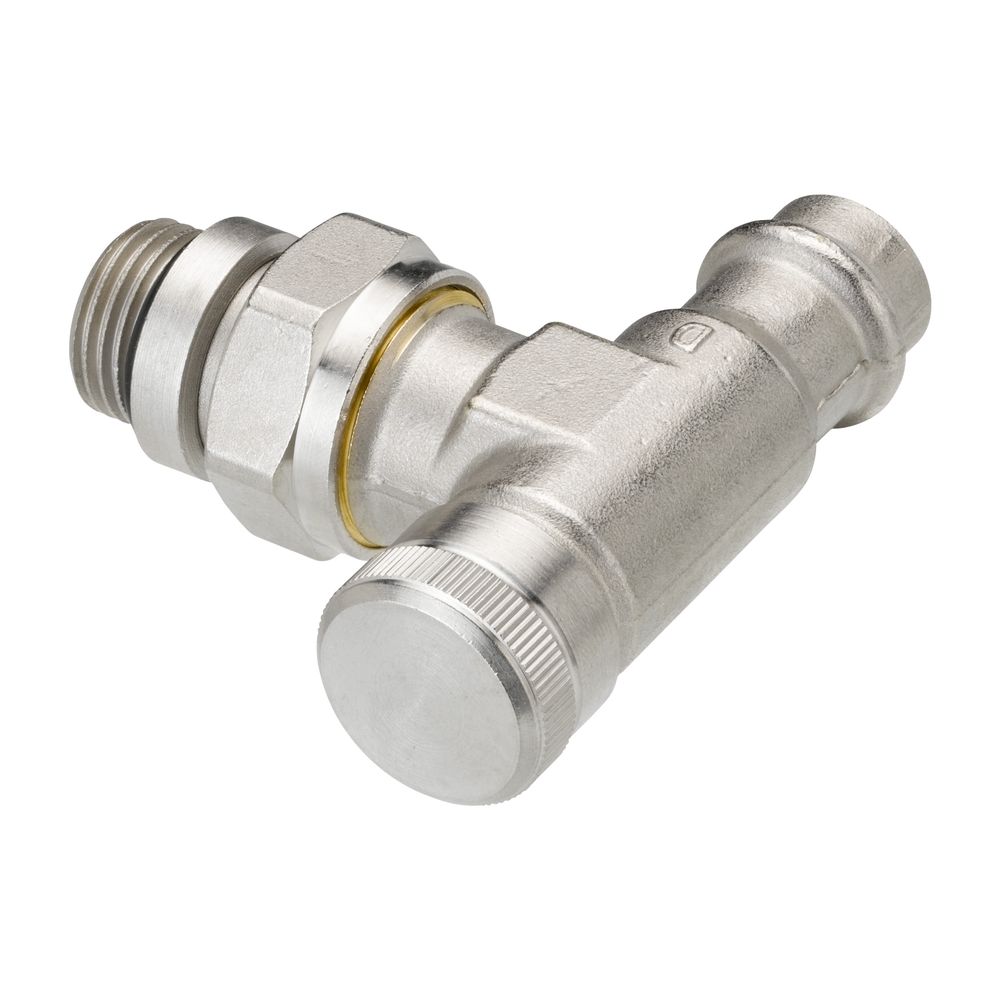 Danfoss Rücklaufverschraubung RLV 15, R 1/2", Pressfit, Eckausführung, vernickelt, 00... DANFOSS-003L1825 5702420091723 (Abb. 2)