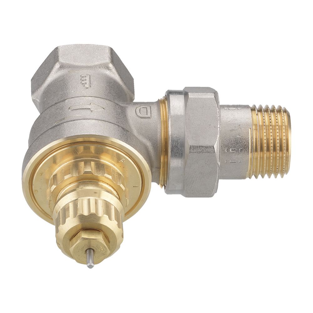 Danfoss Ventilgehäuse RA-G, DN 15, R 1/2", Eckausführung, matt vernickelt, 013G1676... DANFOSS-013G1676 5702420111254 (Abb. 4)