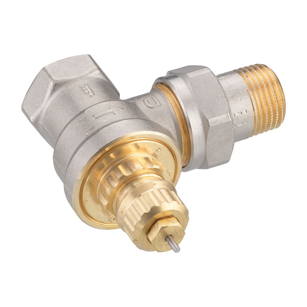 Danfoss Ventilgehäuse RA-G, DN 15, R 1/2", Eckausführung, matt vernickelt, 013G1676... DANFOSS-013G1676 5702420111254 (Abb. 3)