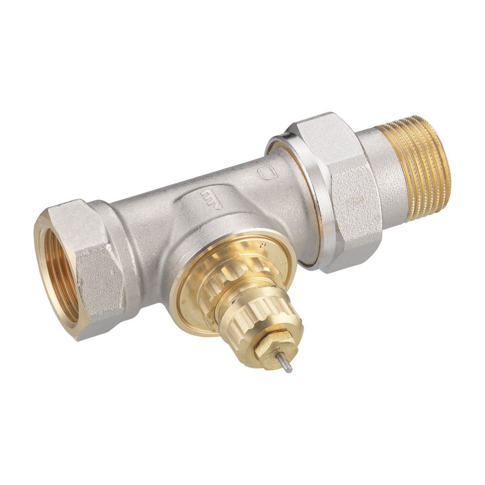 Danfoss Ventilgehäuse RA-G, DN 20, R 3/4", Durchgangsausführung, matt vernickelt, 013... DANFOSS-013G1677 5702420111001 (Abb. 6)