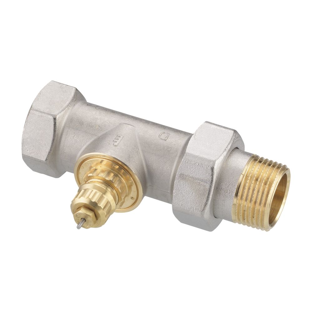 Danfoss Ventilgehäuse RA-G, DN 25, R 1/1", Durchgangsausführung, matt vernickelt, 013... DANFOSS-013G1679 5702420111278 (Abb. 5)