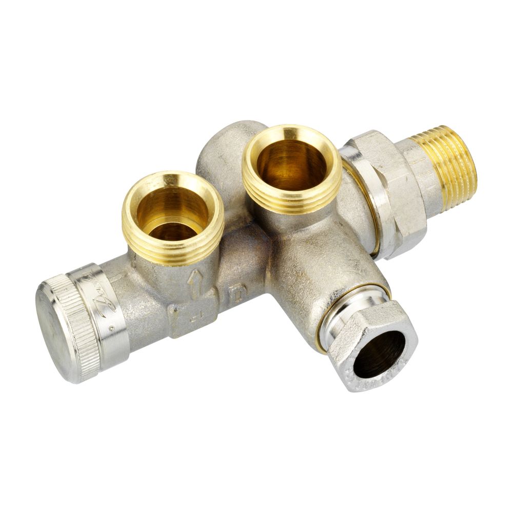 Danfoss Kupplungsgehäuse RA-KEW, Heizkörper R 1/2", Anlage G 3/4" Außengewinde, 013G3... DANFOSS-013G3368 5702420031828 (Abb. 5)