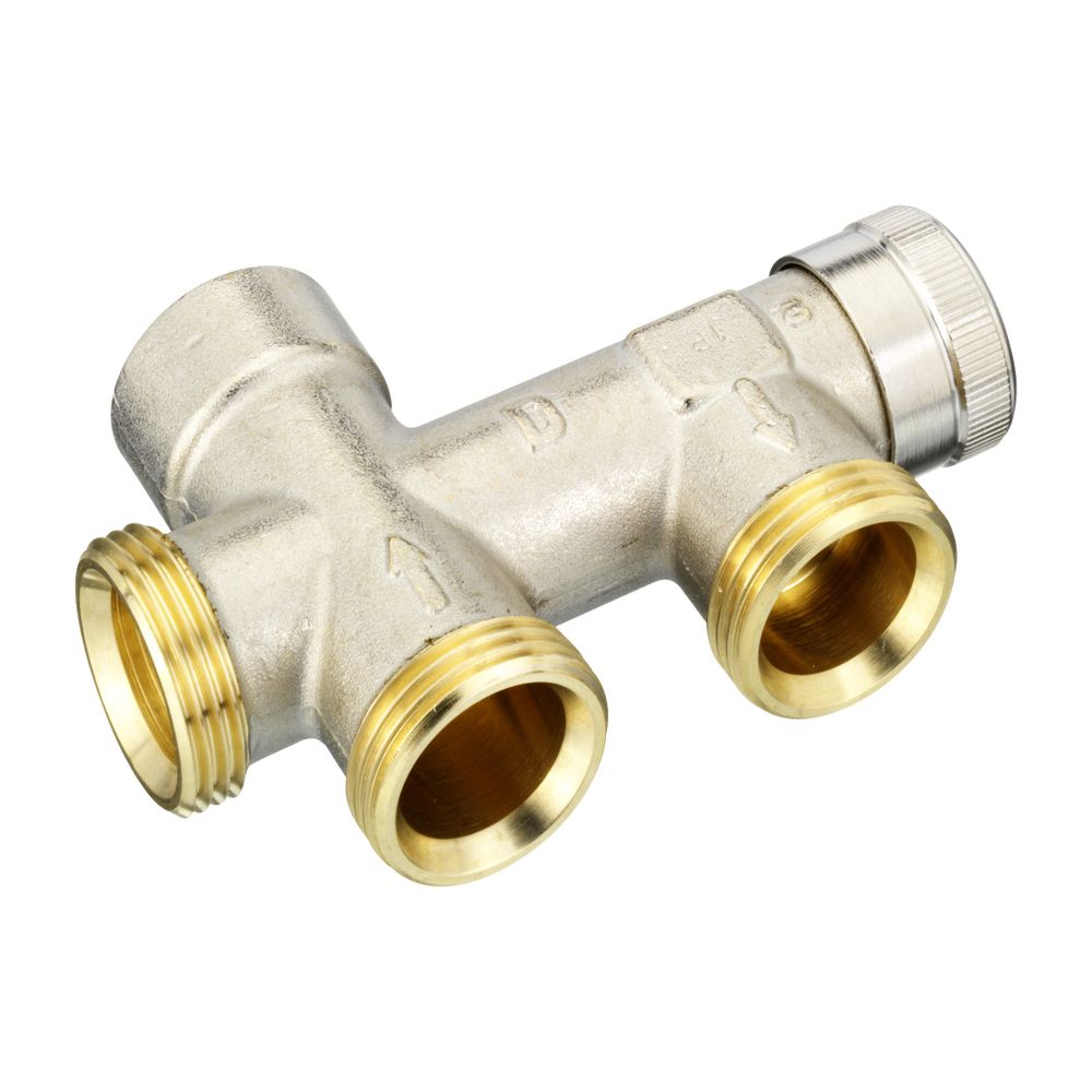 Danfoss Kupplungsgehäuse RA-KE, Heizkörper R 1/2", Anlage G 3/4" Außengewinde, 013G33... DANFOSS-013G3366 5702420031804 (Abb. 5)