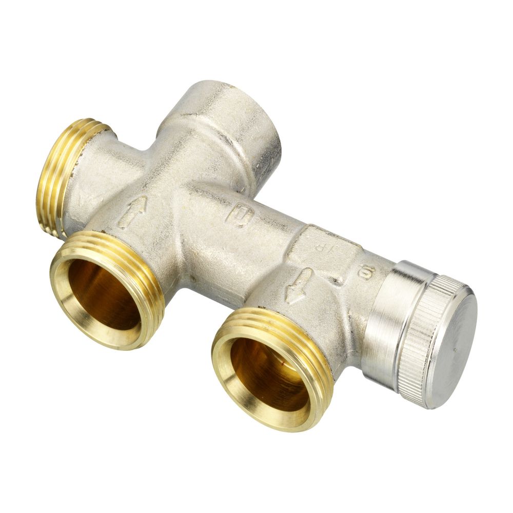 Danfoss Kupplungsgehäuse RA-KE, Heizkörper R 1/2", Anlage G 3/4" Außengewinde, 013G33... DANFOSS-013G3366 5702420031804 (Abb. 6)