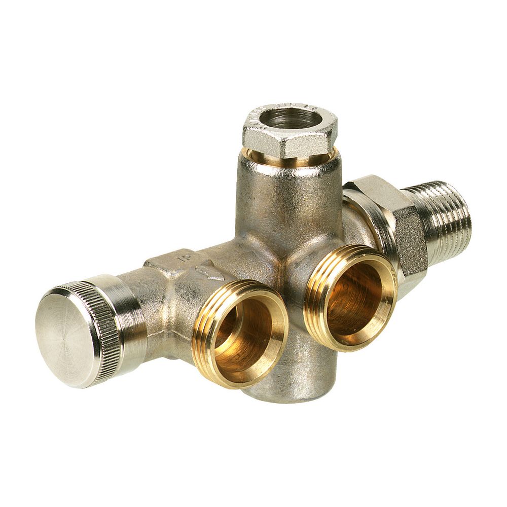 Danfoss Kupplungsgehäuse RA-KW, Heizkörper R 1/2", Anlage G 3/4" Außengewinde, 013G33... DANFOSS-013G3369 5702420037707 (Abb. 8)