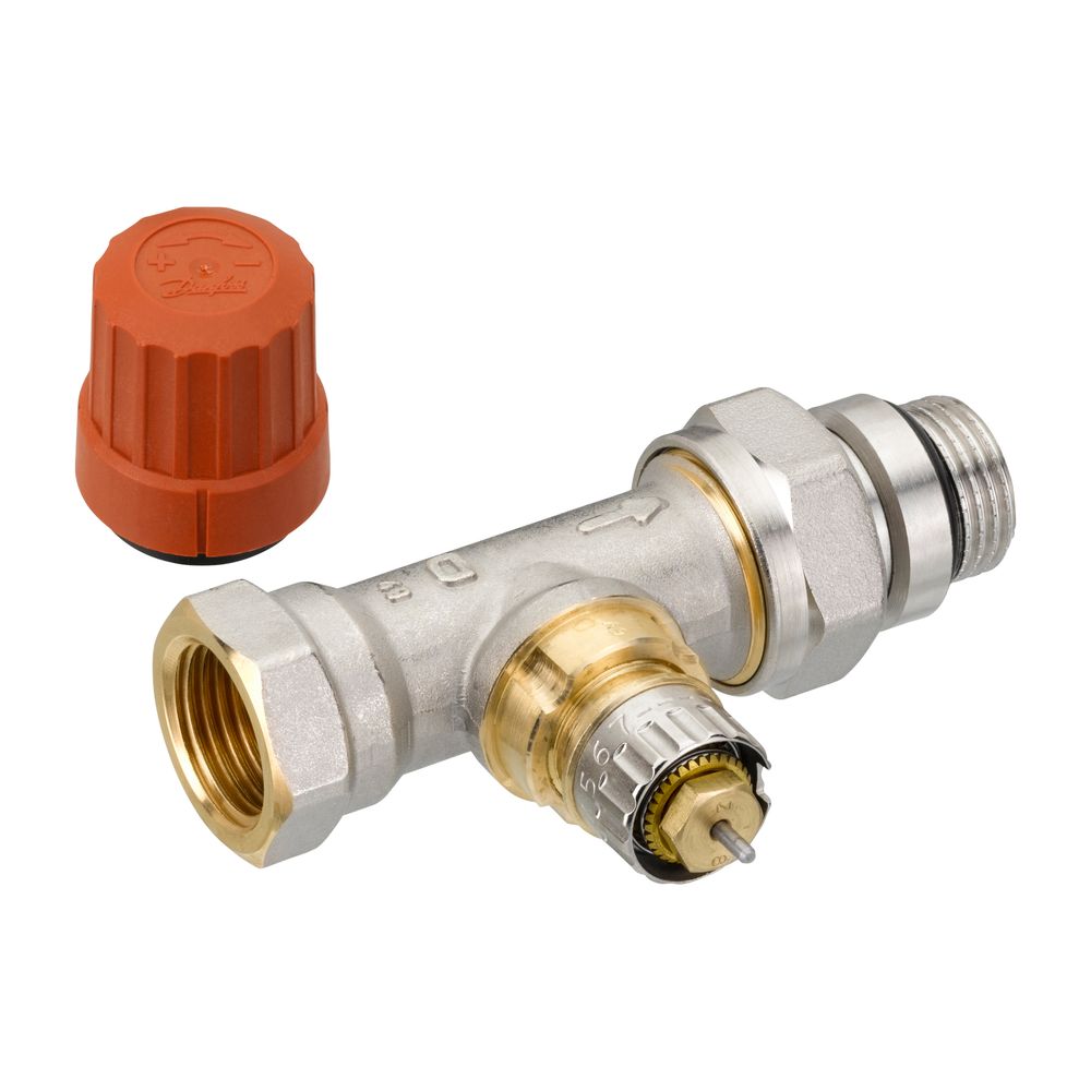 Danfoss Ventilgehäuse RA-N, DN 15, R 1/2", Durchgangsausführung, selbstdichtendem Nip... DANFOSS-013G0116 5702420095707 (Abb. 3)