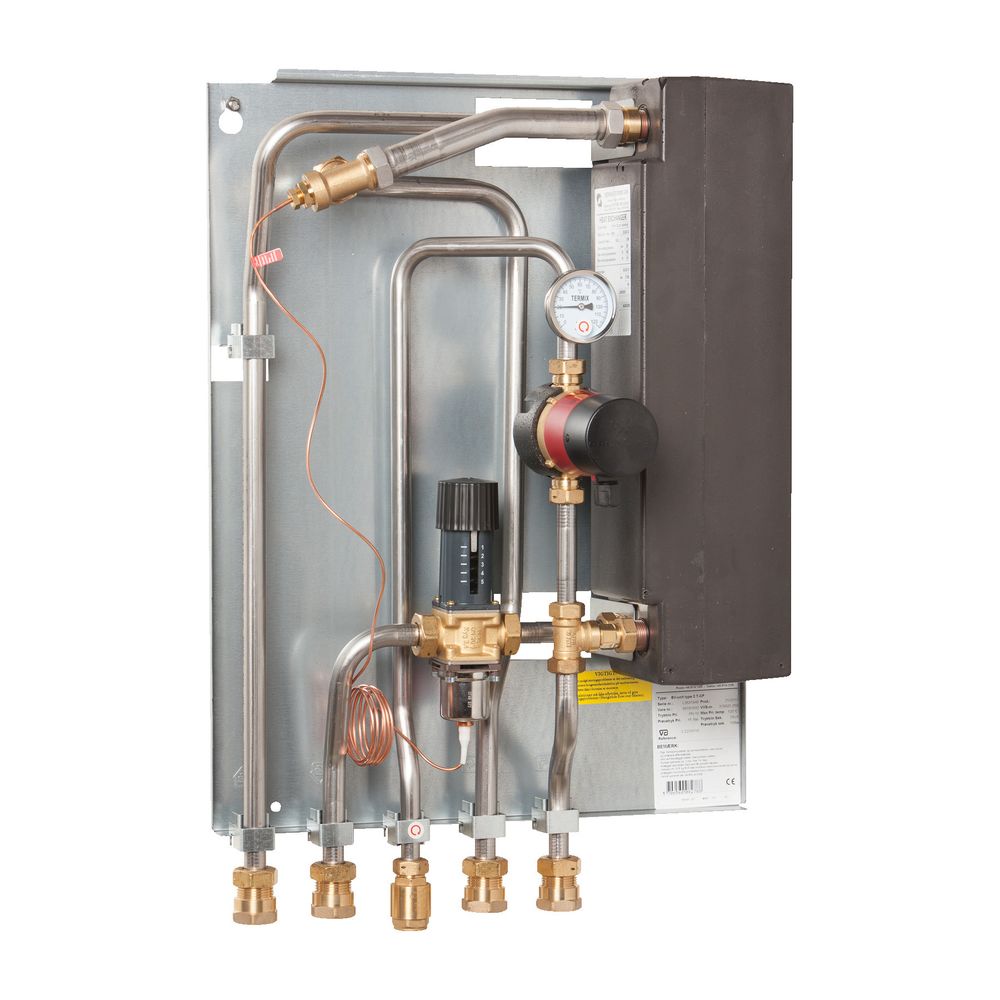 Danfoss Durchlauferhitzer Termix BV Typ 6, TWW-Leistung 150kW, PN 16/10... DANFOSS-144H3162 5706561972736 (Abb. 2)