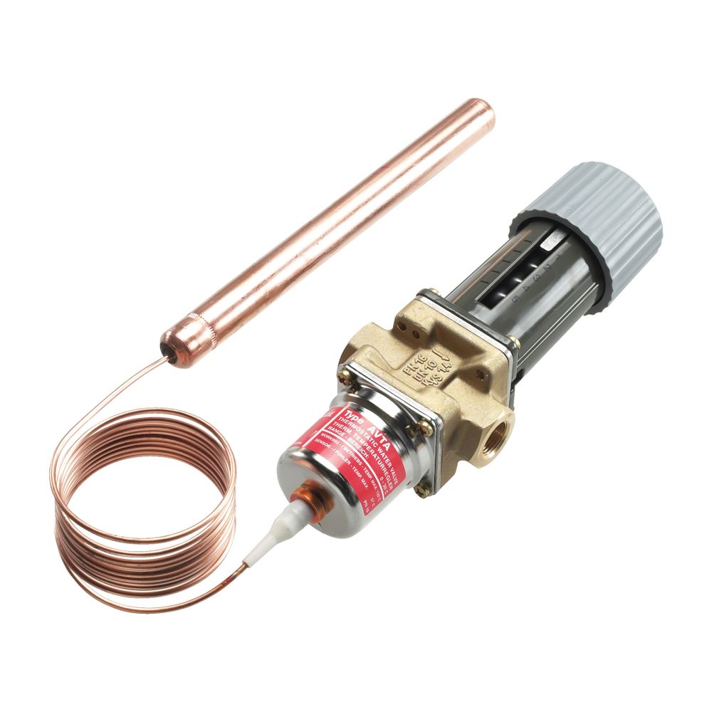 Danfoss Temperaturregler AVTA 10, Rp 3/8", Sollwertbereich 25-65 Grad C, Kvs 1,4m3/h,... DANFOSS-003N1162 5702423023653 (Abb. 3)