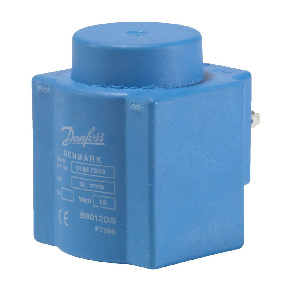 Danfoss Magnetspule BB012DS, mit DIN-Steckzugänge, 12V, 018F7396... DANFOSS-018F7396 5702428044523 (Abb. 3)