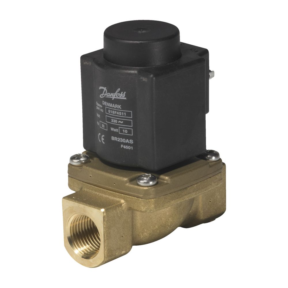 Danfoss Magnetventil EV225B 10BD, Kv 2,20m3/h, G 1/2", servogesteuert, normal gesch... DANFOSS-032U380431 5702428472296 (Abb. 2)