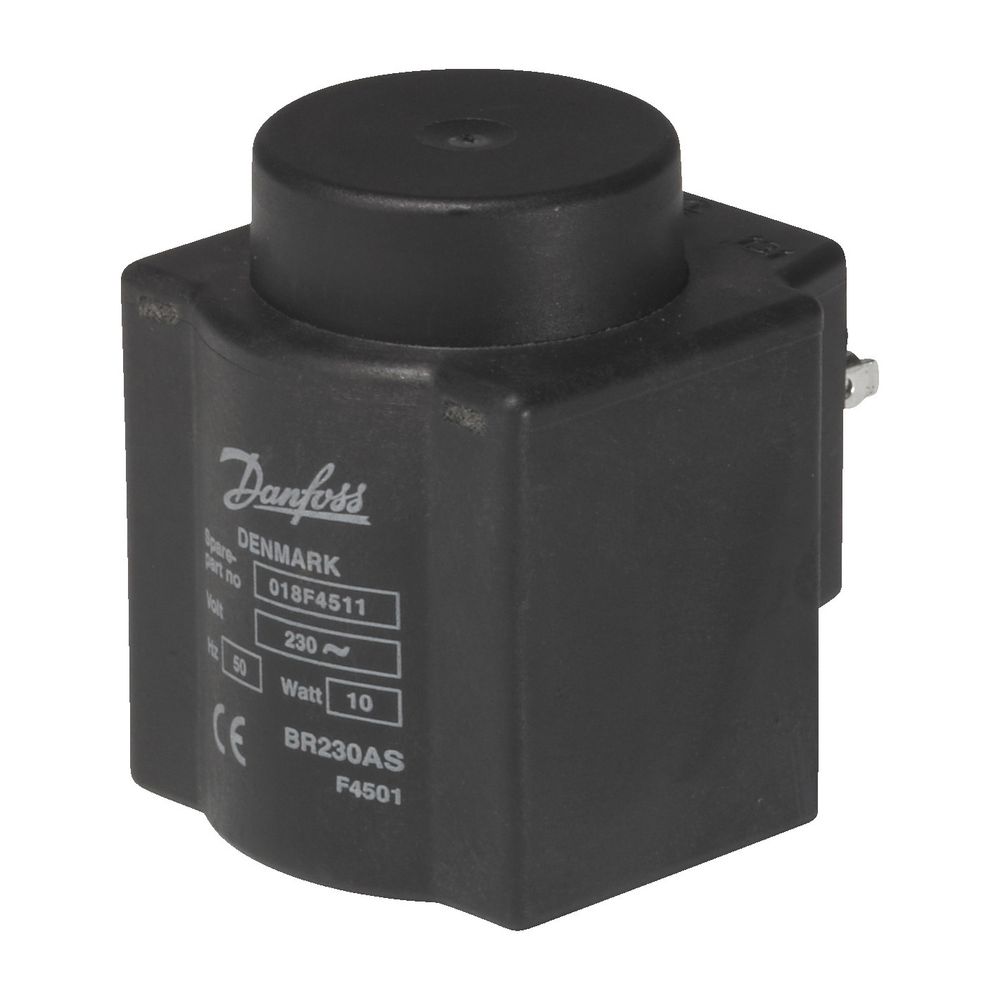 Danfoss Magnetspule BQ240CS, mit DIN Steckzungen, 240V, 018F4511... DANFOSS-018F4511 5702428290166 (Abb. 2)