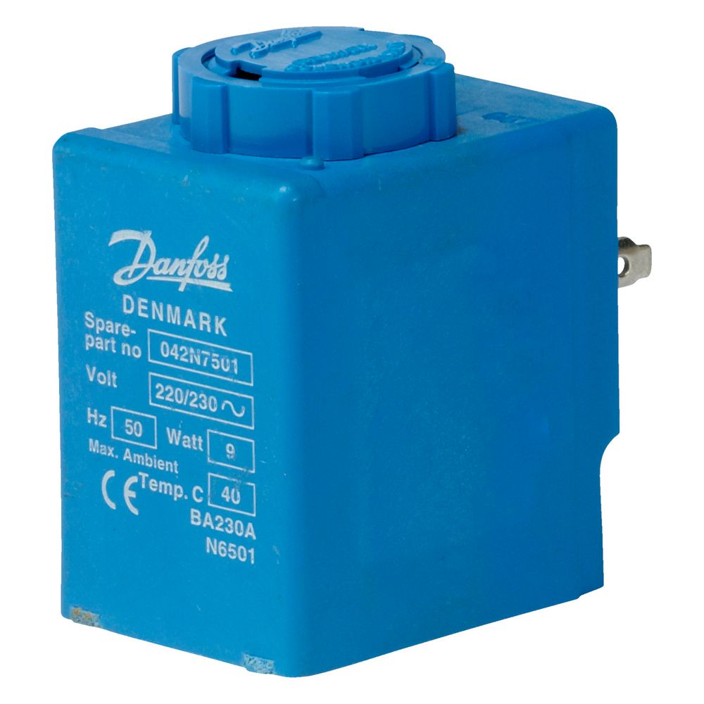 Danfoss Magnetspule BA024D, mit DIN Steckzungen, 24V, 042N7551... DANFOSS-042N7551 5702423002863 (Abb. 5)