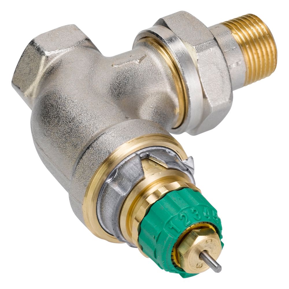 Danfoss Ventilgehäuse RA-DV, DN 10, R 3/8", dynamisch, Eckausführung, kurze Bauform, ... DANFOSS-013G7711 5702420123653 (Abb. 6)