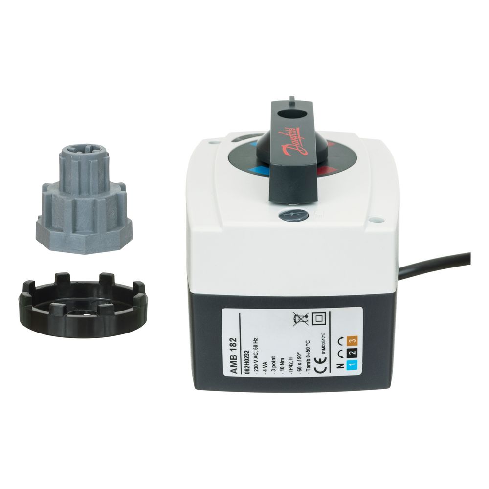 Danfoss Stellantrieb AMB 182, 10Nm 3-Punkt 60s 230V, für HRB/HRE/HFE DN 65-100, 082H0... DANFOSS-082H0232 5710104077949 (Abb. 4)