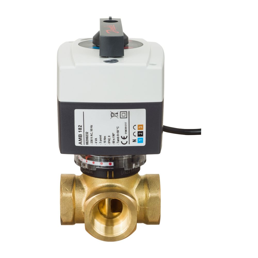 Danfoss Stellantrieb AMB 182, 10Nm 3-Punkt 60s 230V, für HRB/HRE/HFE DN 65-100, 082H0... DANFOSS-082H0232 5710104077949 (Abb. 3)