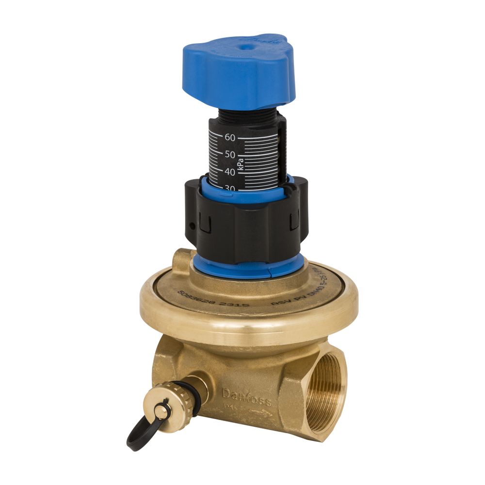 Danfoss Strangdifferenzdruckregler ASV-PV, DN 20, Rp 3/4", Sollwert 0,2-0,6 bar, Eins... DANFOSS-003Z5542 5710104086224 (Abb. 4)