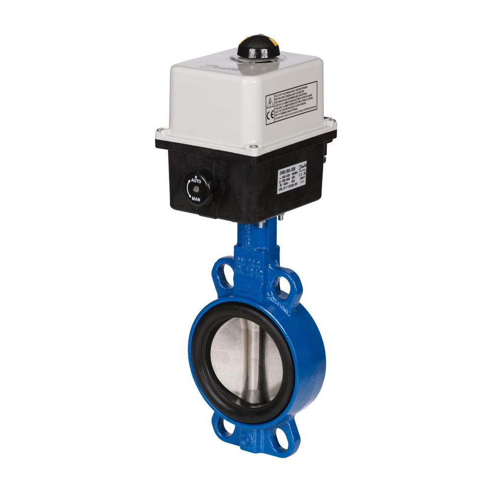 Danfoss motorische Absperrklappe VFY-WA, DN 50, 230V, Kvs 79m3/h, Klappenscheibe, mit... DANFOSS-065B8440 5702428553612 (Abb. 9)