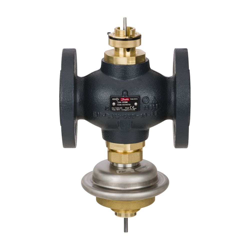 Danfoss Volumenstromregler AVQMT mit integriertem Stellventil, DN 32, Kvs 12,5m3/h, ... DANFOSS-003H6780 5702421543016 (Abb. 10)
