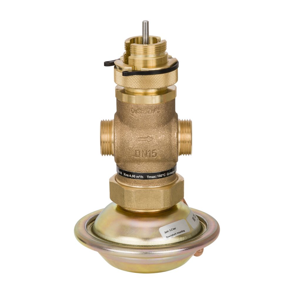 Danfoss Volumenstromregler AVQM mit Stellventil, DN 15, Kvs 1,6m3/h, PN 16, G 3/4" A,... DANFOSS-003H6735 5702421542569 (Abb. 4)