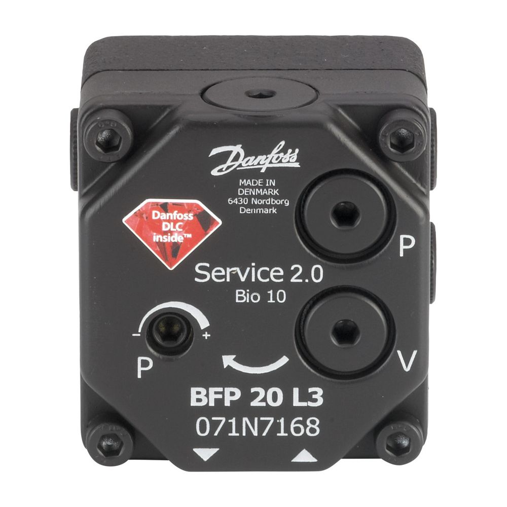 Danfoss Ölbrennerpumpe BFP 20 L3 1-stufig, Drehrichtung links, 24l/h, 071N7168... DANFOSS-071N7168 5702425156298 (Abb. 2)
