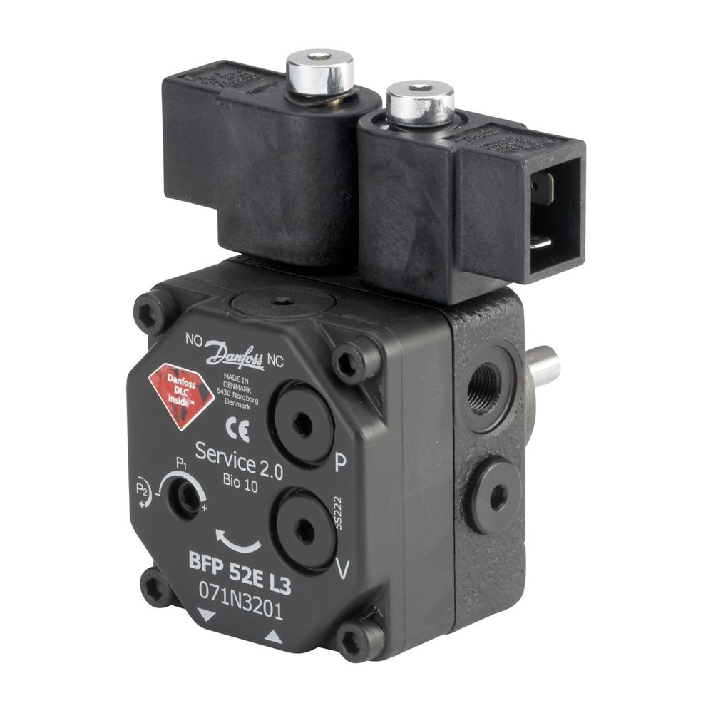 Danfoss Ölbrennerpumpe BFP 52 E L3 LES, mit 2 Ventilen, Drehrichtung links, Anschlag ... DANFOSS-071N3214 5702425156441 (Abb. 2)