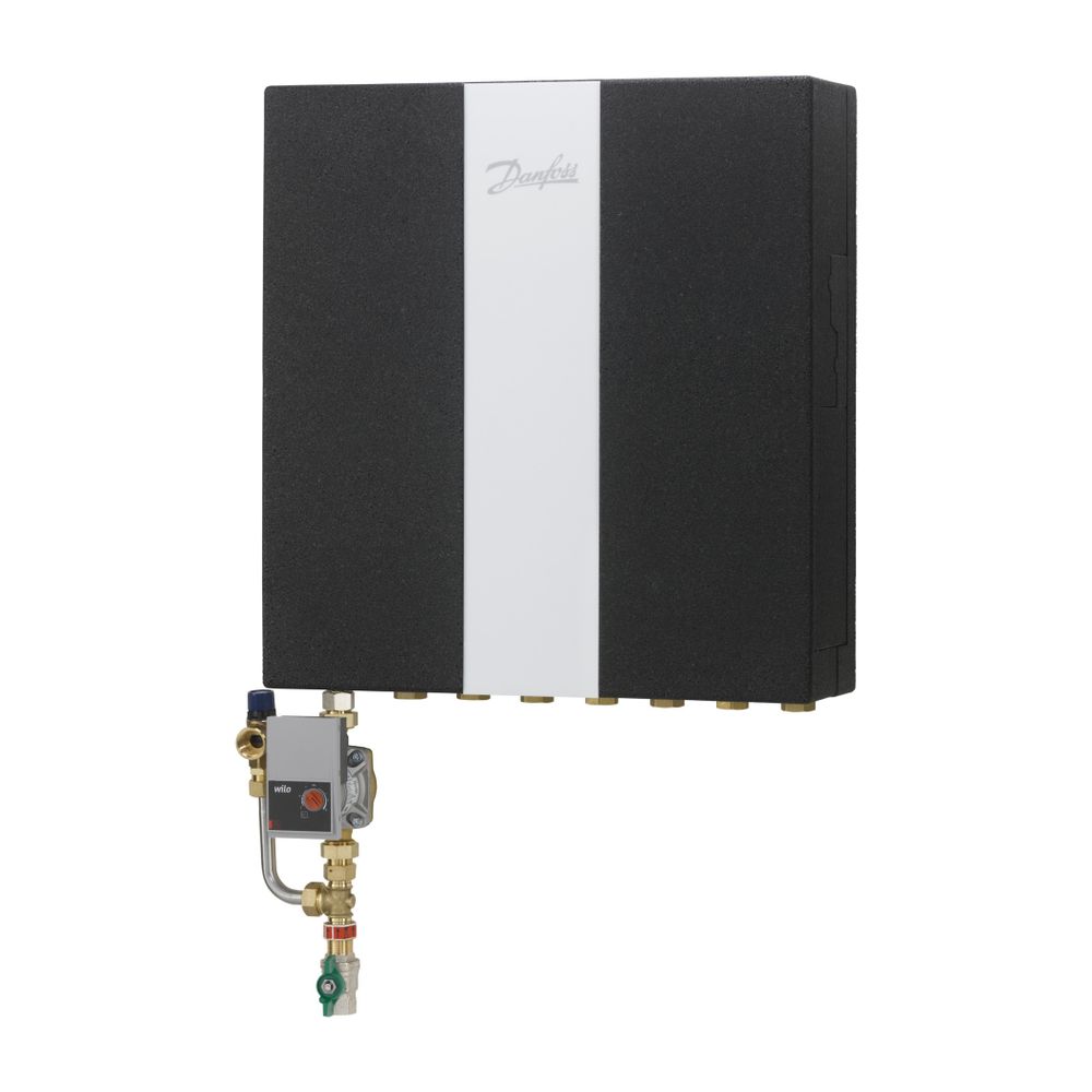 Danfoss Wohnungsstation Evoflat FSS Typ 2, HT-Heizung, 45kW, Dämmhaube, Zirkulation, ... DANFOSS-145B0913 5702424653088 (Abb. 3)