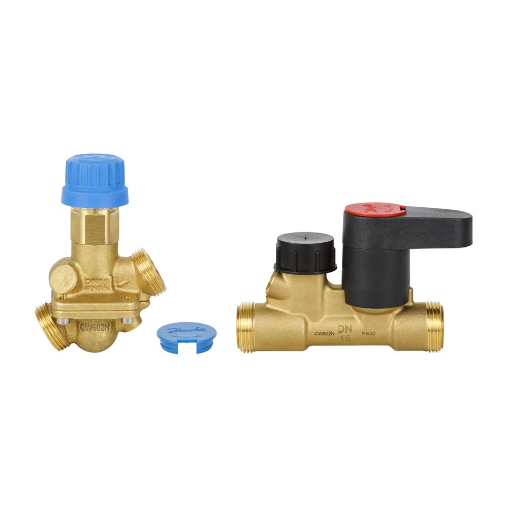 Danfoss Kombiventil automatisch AB-QM 15 Set mit MSV-S, G 3/4" A, 90-450l/h, 003Z1242... DANFOSS-003Z1242 5710104030500 (Abb. 3)