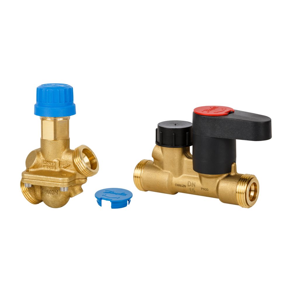 Danfoss Kombiventil automatisch AB-QM 15 Set mit MSV-S, G 3/4" A, 90-450l/h, 003Z1242... DANFOSS-003Z1242 5710104030500 (Abb. 2)