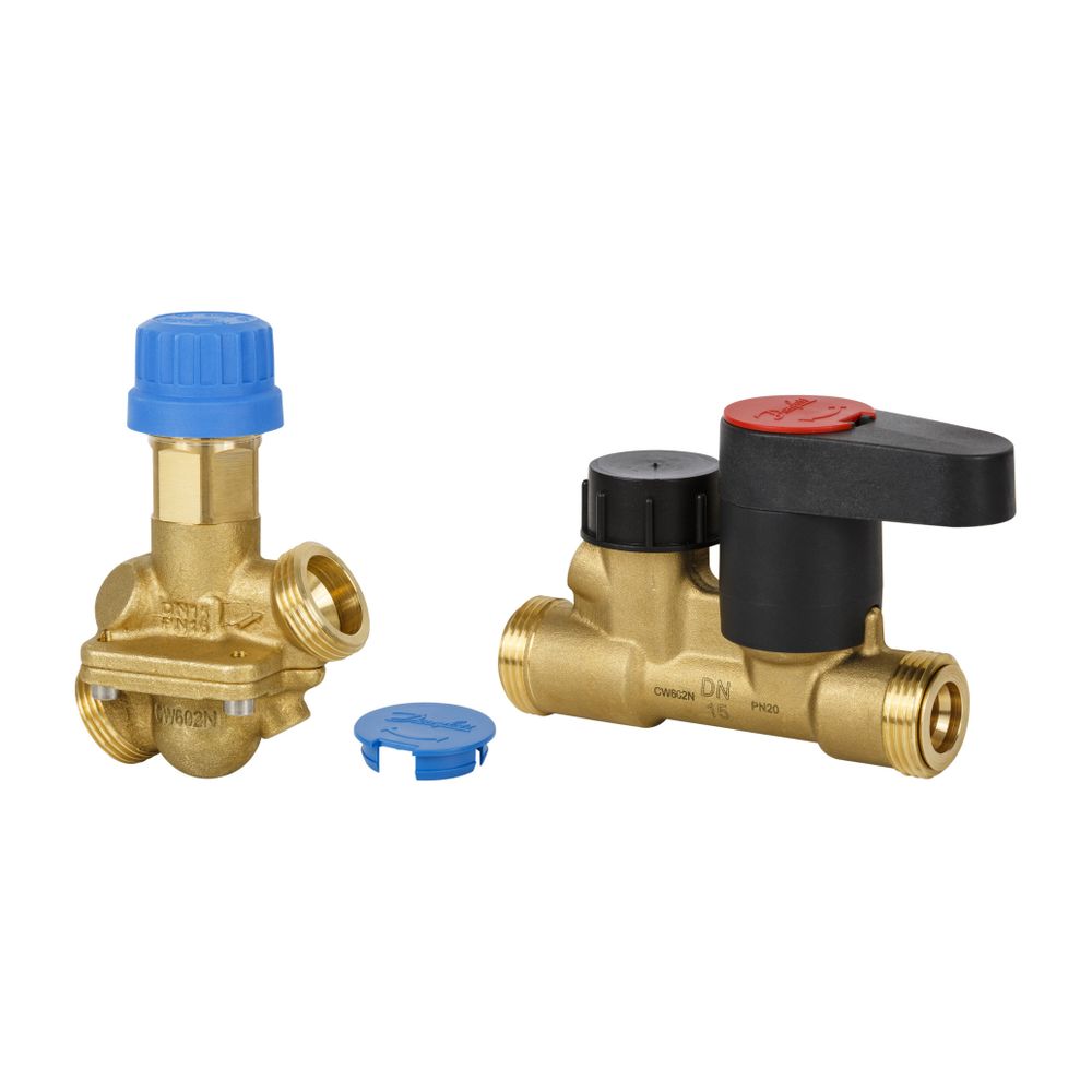 Danfoss Kombiventil automatisch AB-QM 15 Set mit MSV-S, G 3/4" A, 90-450l/h, 003Z1242... DANFOSS-003Z1242 5710104030500 (Abb. 4)