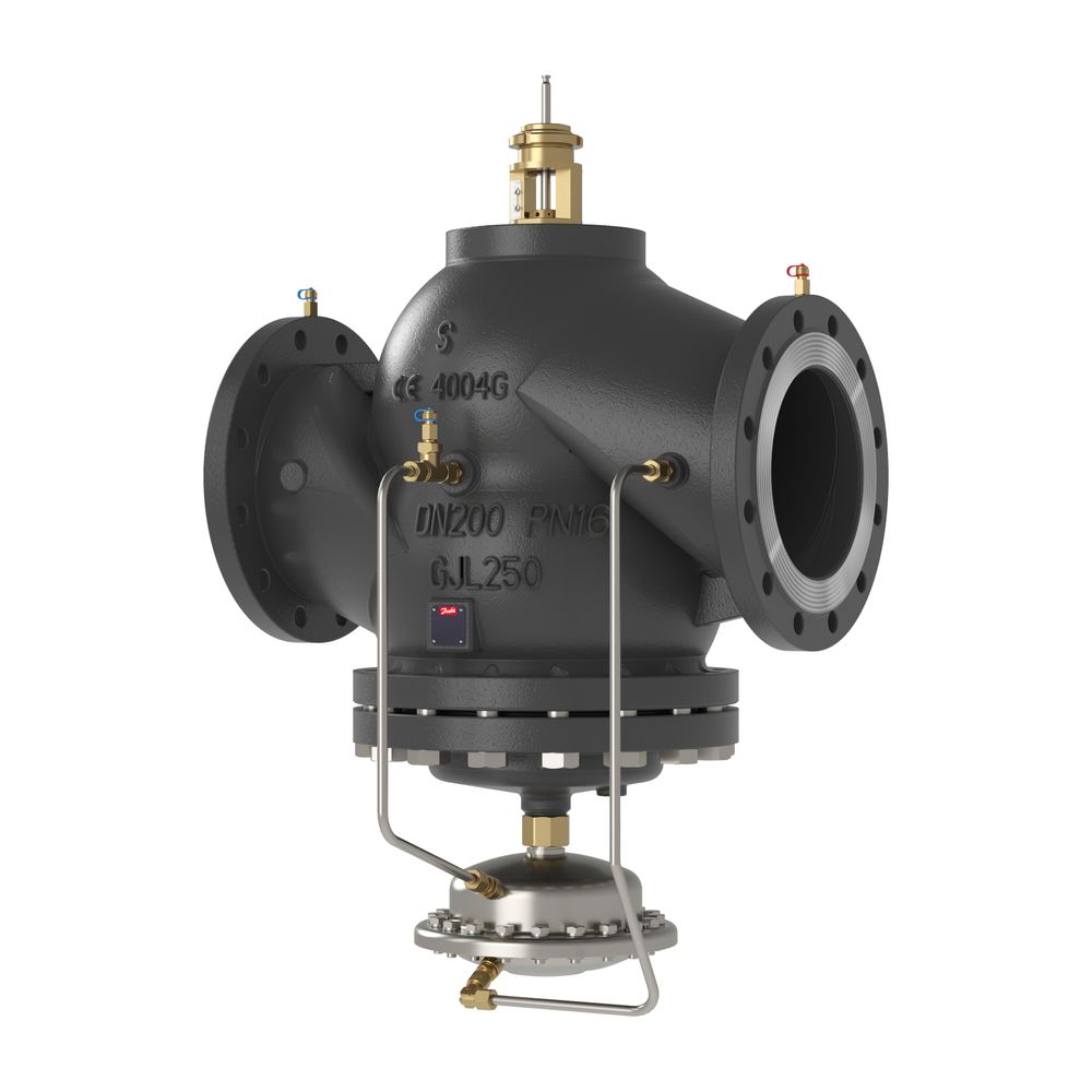Danfoss Kombiventil AB-QM 200 HF, für Regelung und hydra. Abgleich, DN 200, Flansch, ... DANFOSS-003Z0717 5702425082139 (Abb. 2)